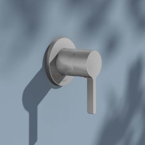 KEUCO Edition 400 Einhebelmischer 51551210001 Unterputz, Edelstahl-Finish