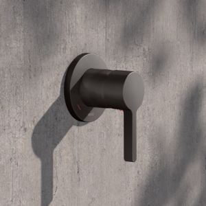 KEUCO Edition 400 single lever mixer 51551350001 flush-mounted, brushed titanium black