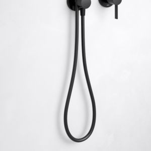 Flexible de douche Keuco IXMO Black Selection 54995371200 125 cm 1250 mm, noir mat