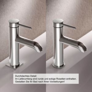 Keuco IXMO Soft Waschtischarmatur 59510012100 Ausladung 164mm, ohne Ablaufgarnitur, verchromt