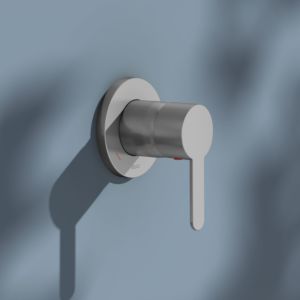 KEUCO IXMO Fertigmontageset 59551210301 Unterputz-Einhebelmischer, rund, edelstahl-finish