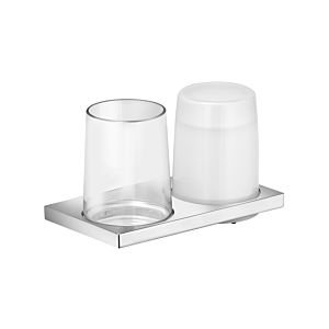 Keuco Edition 11 double holder 11153139000 brushed black chrome