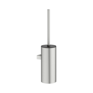 KEUCO Moll toilet brush set 12769210101 with metal housing, brush with lid, wall, stainless steel finish/anthracite