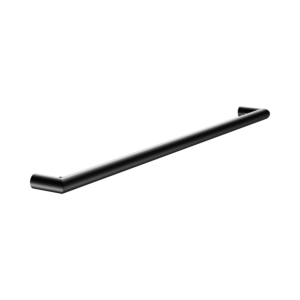 Keuco Reva Badetuchhalter 12801370800 noir mat, 800 mm, avec Haken intégré