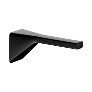 KEUCO AVENO replacement roll holder 14663370000 for gluing/screwing, matt black