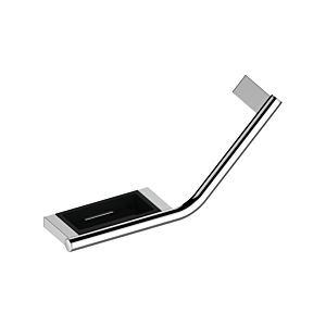 Keuco Plan Haltegriff 14909071037 edelstahl/schwarzgrau, mit Seifenablage, rechts