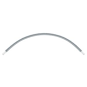 Keuco Rohrbogen Plan 14925070000 90°, für Viertelkreis Duschwannen, Edelstahl