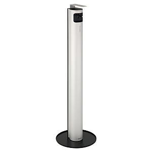 Keuco Plan distributeur de désinfectant 14957170400 argent anodisé / noir, modèle sur pied