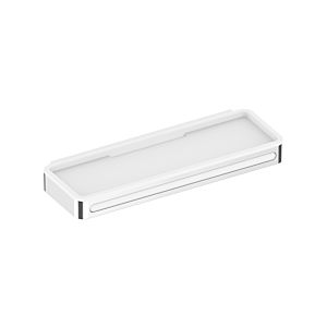 Keuco Plan Duschkorb 14959010051 3-teilig, verchromt/weiss, mit Glasabzieher