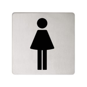 Keuco Türschild Plan 14966070000 Symbol Damen, Edelstahl