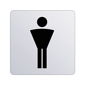 Keuco Türschild Plan 14967010000 Symbol Herren, verchromt