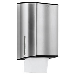 Distributeur d&#39;essuie-mains Keuco Plan 14985210000 finition inox / noir