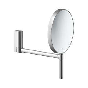 Keuco Plan cosmetic mirror 17649170002, 5x magnification, Ø 193mm, unlit, aluminum finish