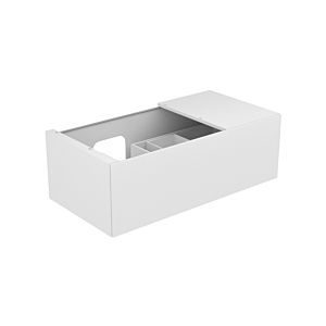 Keuco Edition 11 bas Edition 11 31153300100 105x35x53,5 cm, avec LED, laque mate, verre blanc