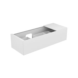 Keuco Edition 11 vanity unit 31163280100 140 x 35 x 53.5 cm, with LED lighting, satin finish, satin cashmere glass