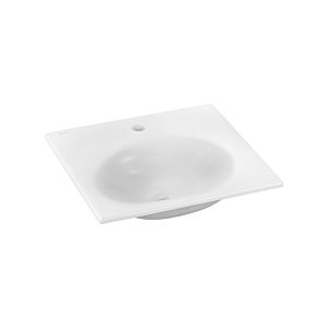 Keuco Keramik Waschtisch 31198310401 Edition 11, 43,8 x 1,2 x 43,8 cm, weiss