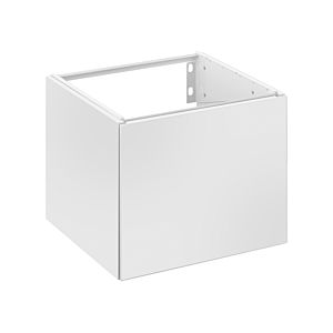 Keuco Edition 11 vanity unit 31198180002 silk matt lacquer, clear cashmere glass, 43.5 x 35 x 43.5 cm, right