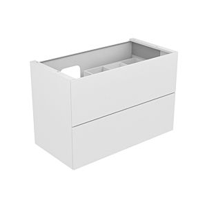 Keuco Edition 11 Waschtischunterschrank 31255380100 105 x 70 x 53,5 cm, mit LED-Beleuchtung, Strukturlack Weiß