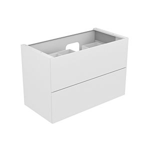 Keuco Edition 11 vanity unit 31256370100 105 x 70 x 53.5 cm, with LED lighting, textured paint truffle