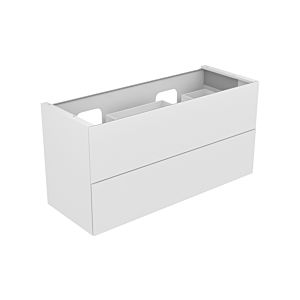 Keuco Edition 11 vanity unit 31264280000 140 x 70 x 53.5 cm, silk matt lacquer, satin cashmere glass