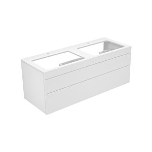 Keuco Edition 400 Waschtischunterbau 31574110100 140x54,6x53,5cm, mit Hahnloch, Anthrazit