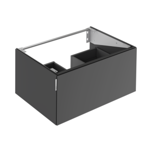 Keuco Edition 11 Art vanity unit 32511540800 80x35x49cm, 1 front drawer, satin finish, smoke