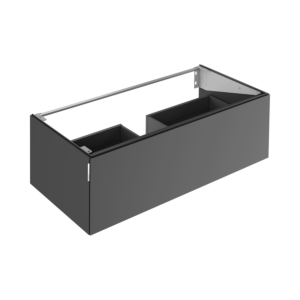 Keuco Edition 11 Art vanity unit 32511541201 120x35x49cm, 1 front drawer, interior lighting, satin finish, smoke