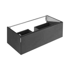 Keuco Edition 11 Art vanity unit 32511921200 120x35x49cm, 1 front pull-out, ceramic, basalt