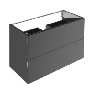 Keuco Edition 11 Art vanity unit 32512541201 120x70x49cm, 2 front drawers, interior lighting, satin finish, smoke