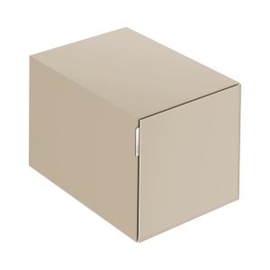 Keuco Edition 11 Art Sideboard 32541320400 40x35x49cm, 1 Frontauszug, Lack seidenmatt, Glas satiniert, sand