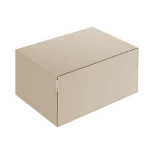 Keuco Edition 11 Art Sideboard 32541320800 80x35x49cm, 1 front drawer, satin lacquer, satin glass, sand