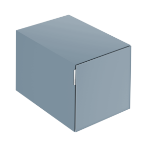 Keuco Edition 11 Art Sideboard 32541330401 40x35x49cm, 1 front drawer, interior lighting, satin lacquer, satin glass, blue satin