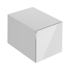 Keuco Edition 11 Art Sideboard 32541350401 40x35x49cm, 1 front drawer, interior lighting, satin finish, glass, Manhattan