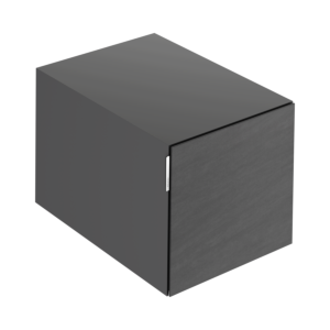 Keuco Edition 11 Art Sideboard 32541820400 40x35x49cm, 1 Frontauszug, Lack seidenmatt, Keramik, smoke, basalt