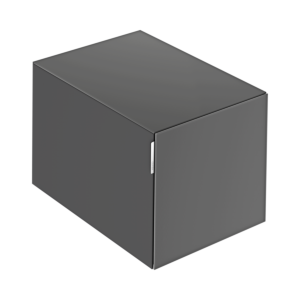 Buffet Keuco Edition 11 Art 32541870400 40x35x49cm, 1 tiroir frontal, verre satiné, fumé