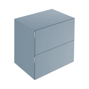 Keuco Edition 11 Art Sideboard 32542530801 80x70x49cm, 2 front drawers, interior lighting, satin finish, blue satin