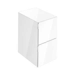 Keuco Edition 11 Art Sideboard 32542830400 40x70x49cm, 2 front drawers, glass, white