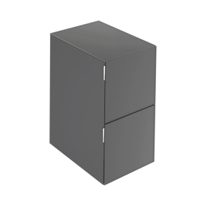 Keuco Edition 11 Art Sideboard 32542870401 40x70x49cm, 2 front drawers, interior lighting, satin-finished glass, smoke