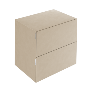 Buffet Keuco Edition 11 Art 32542910800 80x70x49cm, 2 tiroirs frontaux, céramique, Sahara