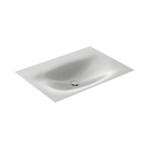 Keuco Edition 11 Art Einbauwaschtisch 32590550800 ohne Hahnloch, 80,6 x 0,4 x 49,3 cm, manhattan