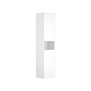 Keuco Stageline 32831300101 40 x 180 x 36 cm, décor match2, blanc verre transparent, blanc portes, avec 801 , gauche