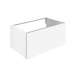 Keuco X-Line vanity unit 33161970000 matt coated vulcanite decor, matt vulcanite glass, 80x40x49cm, front pull-out