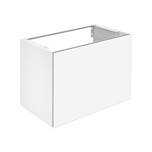 Keuco X-Line Waschtisch-Unterschrank 33162290000 Dekor inox seidenmatt, Glas inox satiniert, 80x60,5x49cm