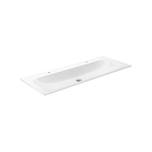 Keuco X-Line Bathroom ceramics washbasin 33180311202 120.5x49.3cm, with tap hole, without overflow, white