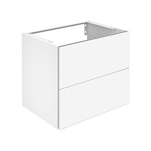 Keuco X-Line Waschtisch-Unterschrank 33153110000 Dekor anthrazit seidenmatt, Glas anthrazit klar, 65x60,5x49cm, 2 Frontauszüge