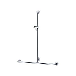 Keuco Duschhandlauf Plan Care 34914171111 mit Brausestange,Alu silber-eloxiert/vc,1100/1100m