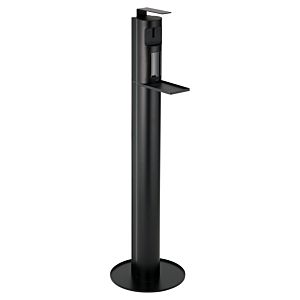 Keuco Plan Desinfektionsmittelspender 34957370100 schwarz, Standmodell, mit Fenster