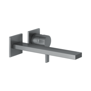 Keuco Edition 11 lavabo fixation murale 2 trous 51116130202 installation encastrée, sans garniture de vidange , saillie 243 mm, chrome noir brossé