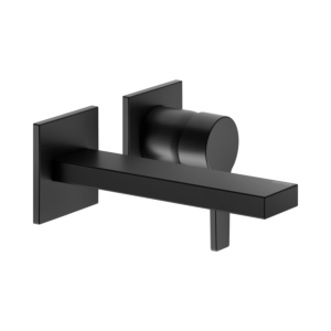 Keuco Edition 11 Waschtischarmatur 51116370201 schwarz matt, Ausladung 187 mm, Unterputz Montage