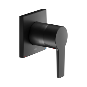 Keuco Edition 11 shower fitting 51151370002 matt black, concealed installation